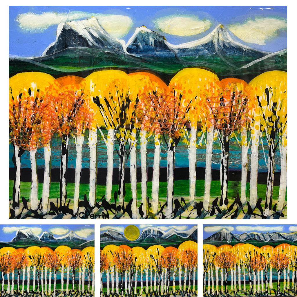 Bow Valley Beauties Triptych
