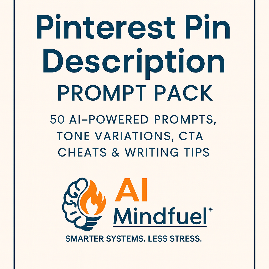 Pinterest Pin Description Prompt Pack