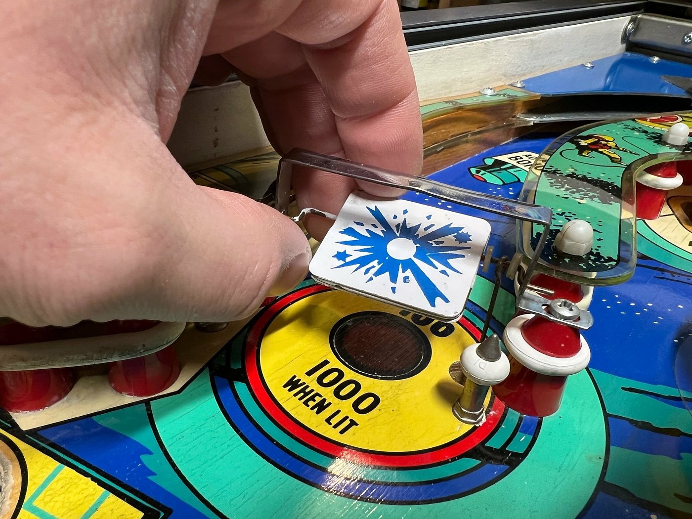 Protective Spinner Target Mylar to Protect Spinner Art