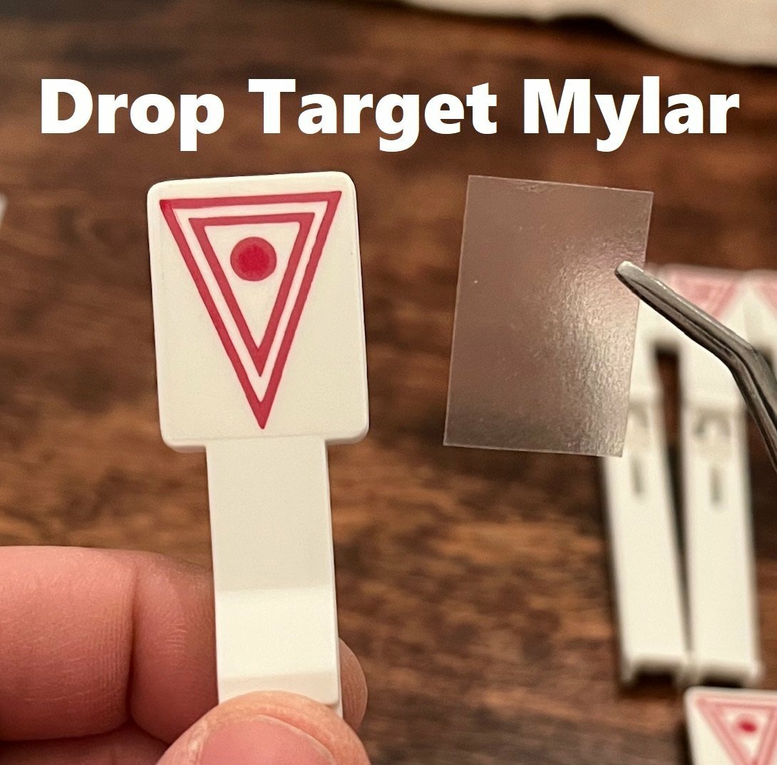 Drop Target Mylar to Protect Drop Target Art