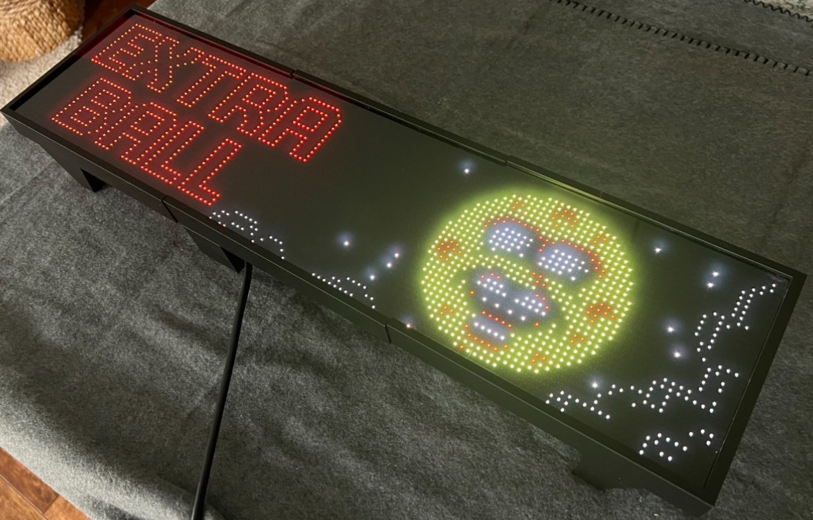 Color DMD Animated Clock (Pinball and Arcade Animations)