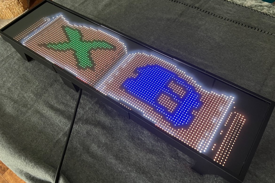 Color DMD Animated Clock (Pinball and Arcade Animations)
