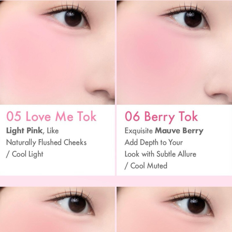 AMUSE Cheek Tok Tok - Velvet Finish