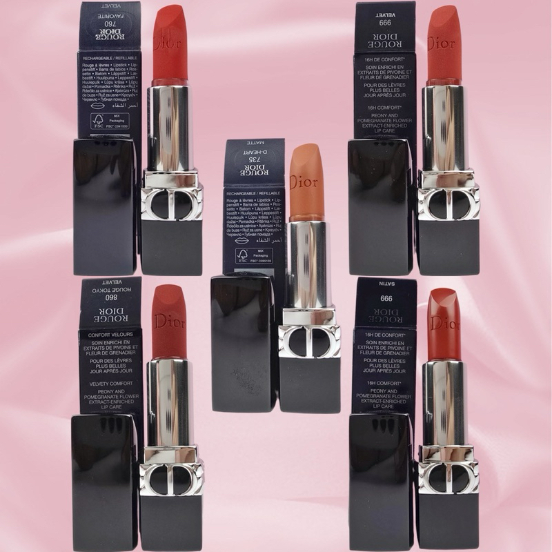 AUTHENTIC LIMITED STOCKS - D I O R Rouge D I O R Lipstick