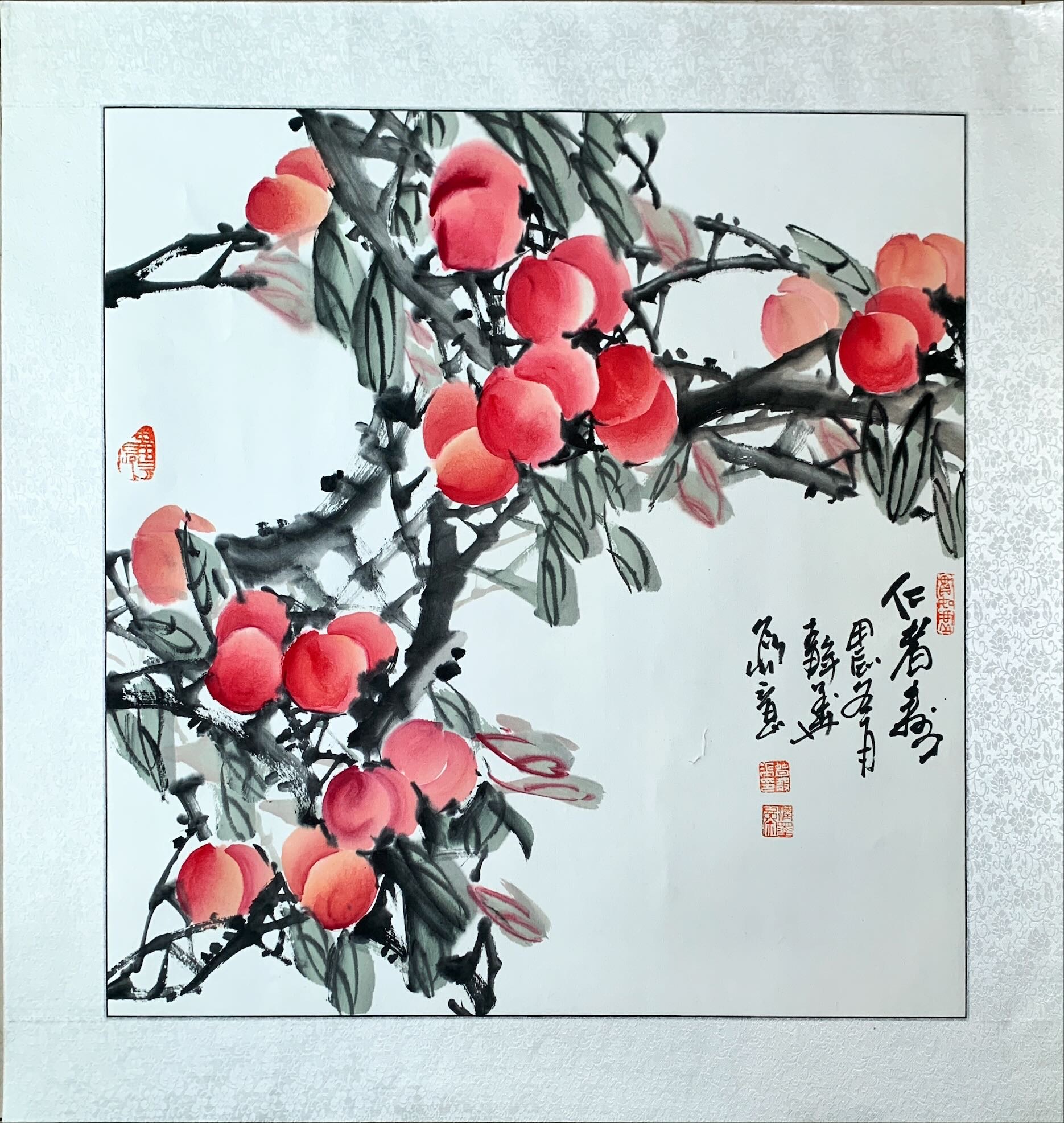 Chinese Painting - Peaches