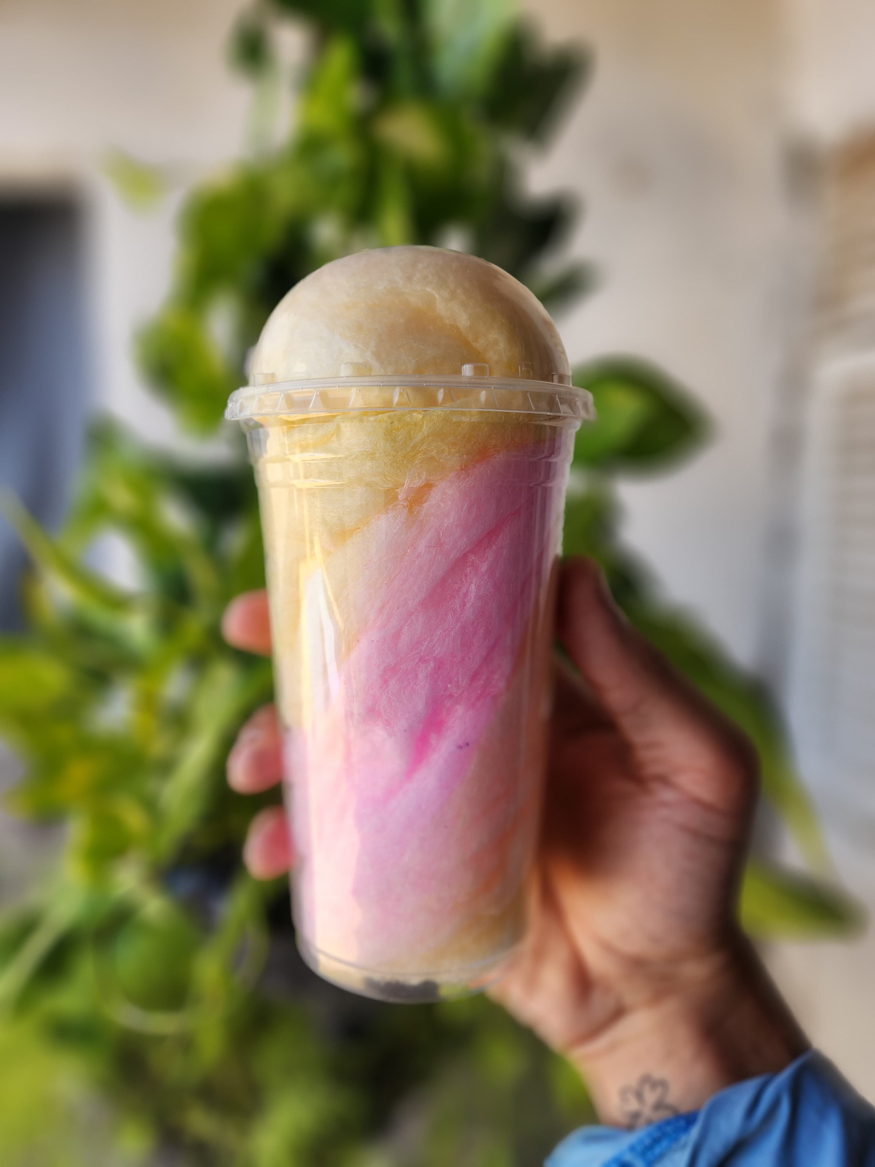 Algodão Doce No Copo Bolha 500ml (MESCLADO)