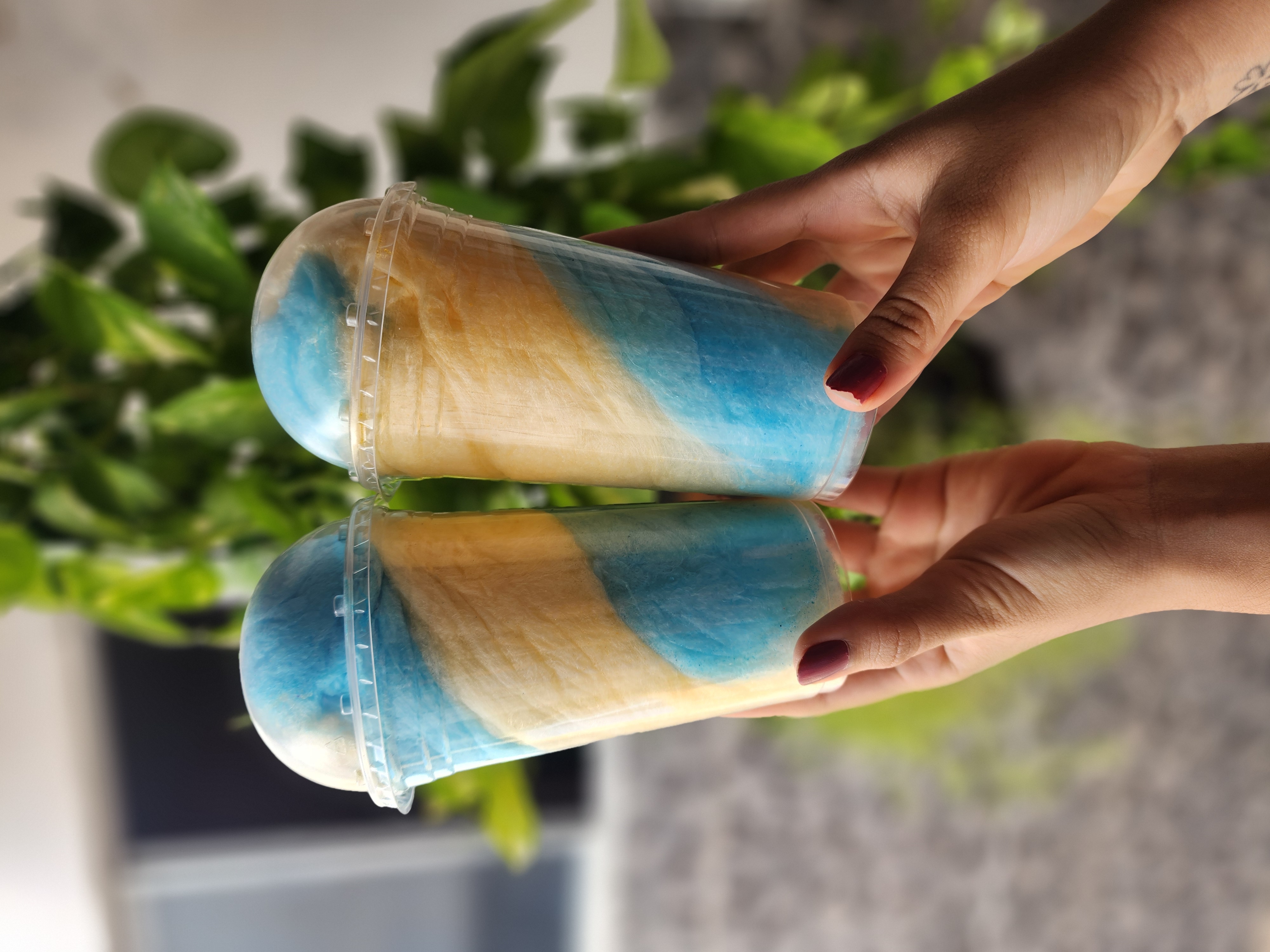 Algodão Doce No Copo Bolha 500ml (MESCLADO)