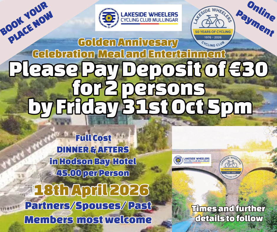 2 person Deposit for Meal and Afters