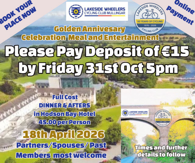 1 person Deposit for Meal and Afters