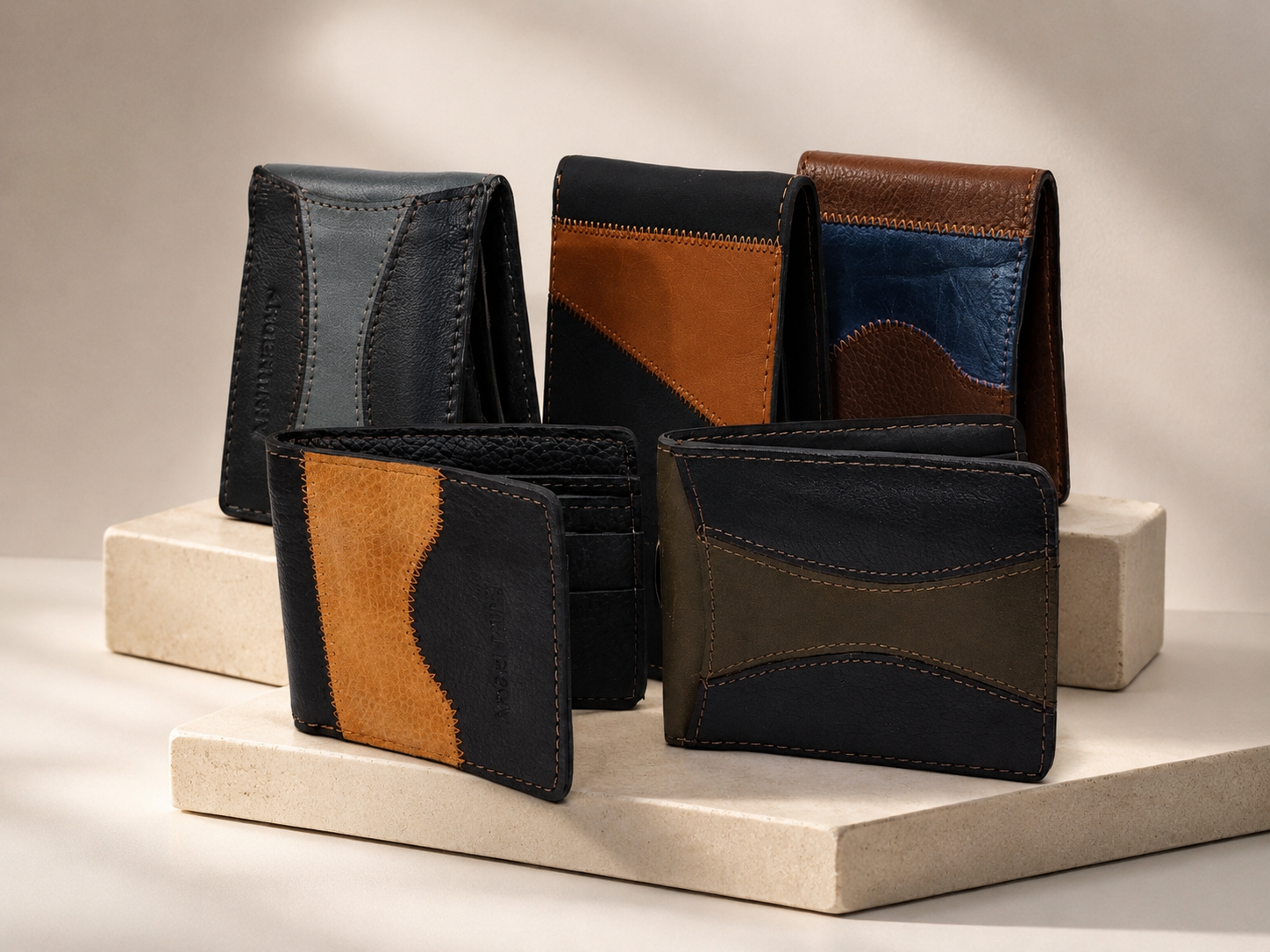 Carteras de cuero artesanales
