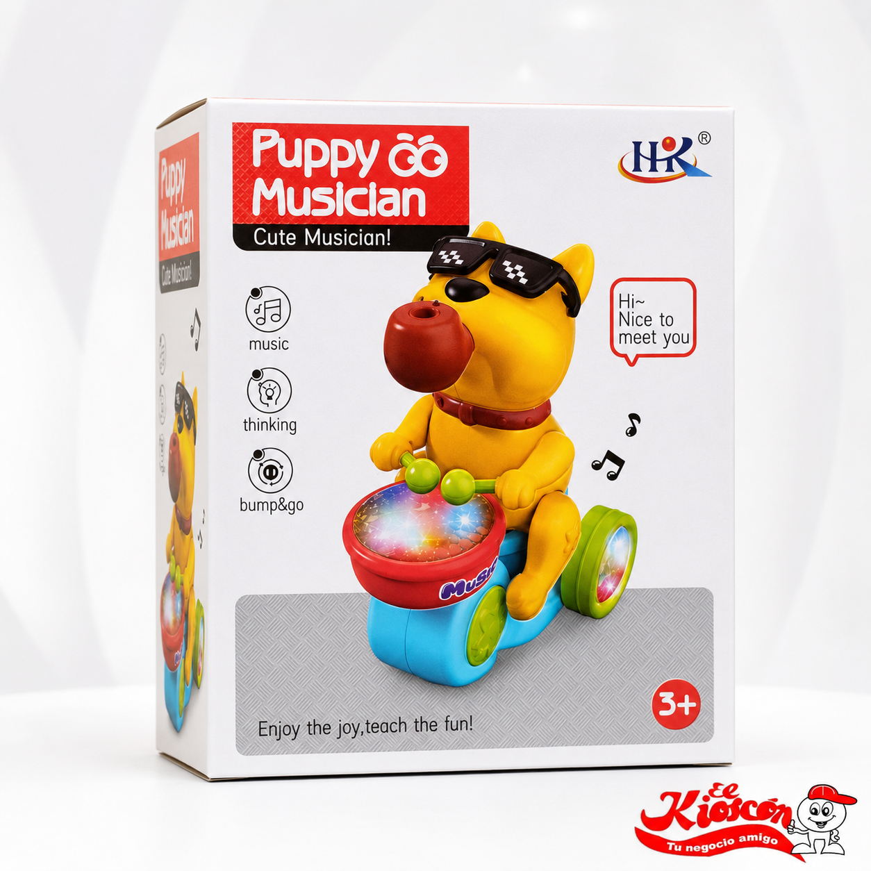 Cachorro Músico de Juguete