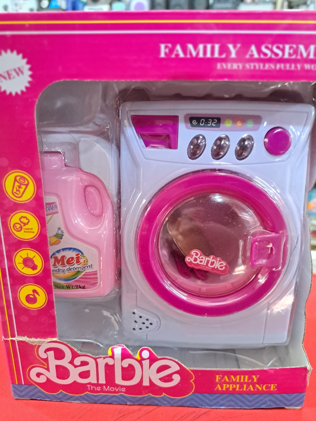 Lavadora Barbie de juguete