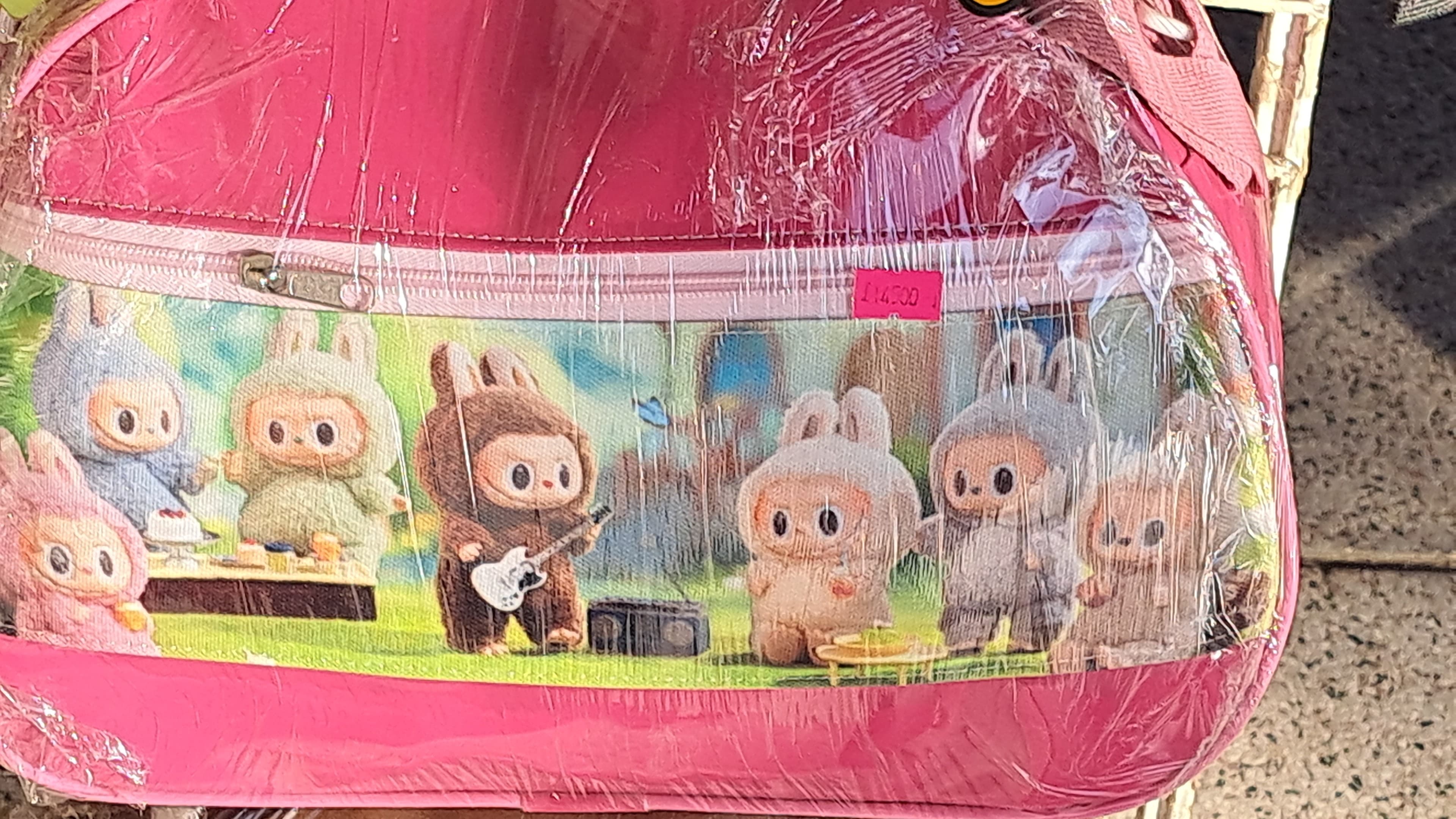 Bolso infantil de muñecos animados