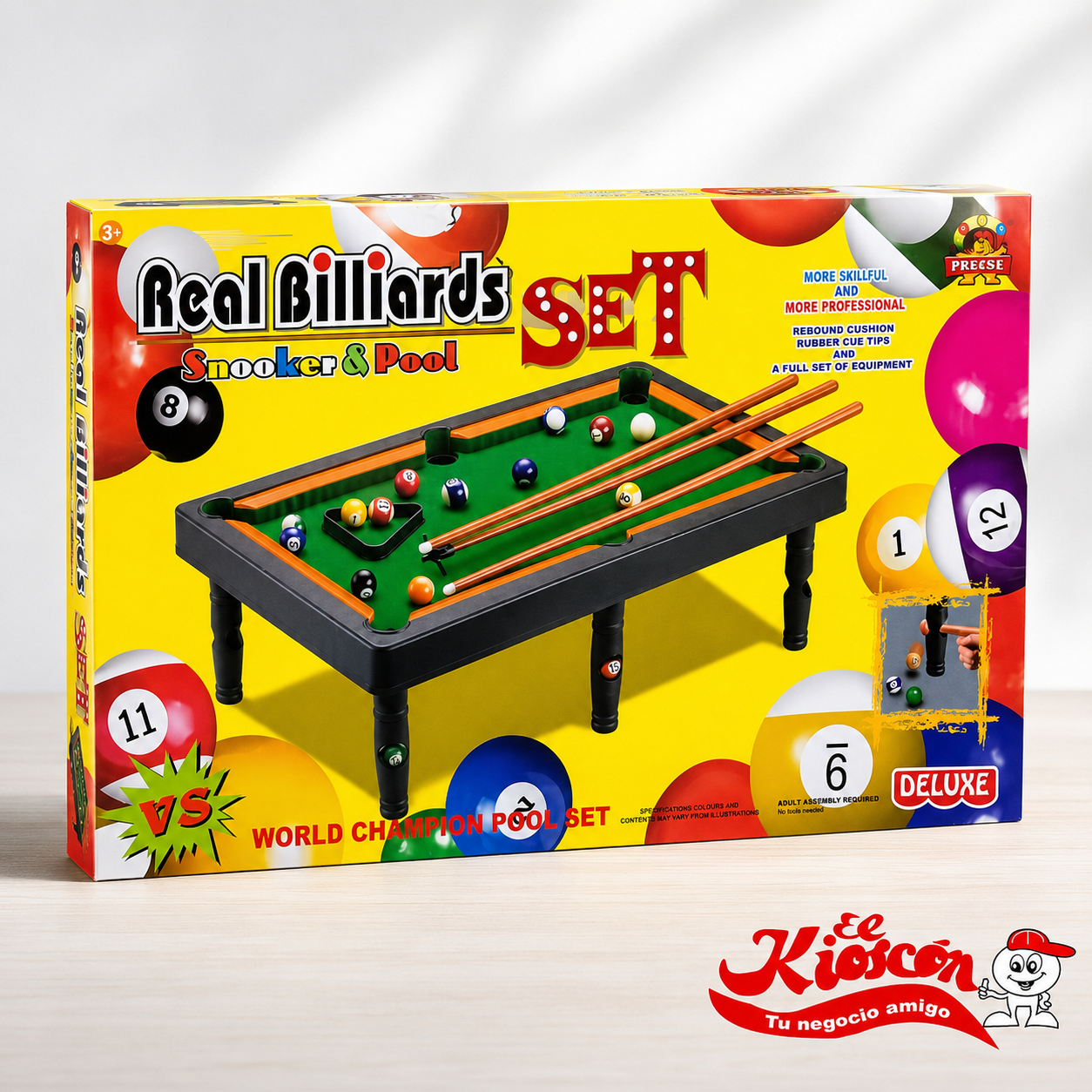 Set de Billar Real Snooker & Pool