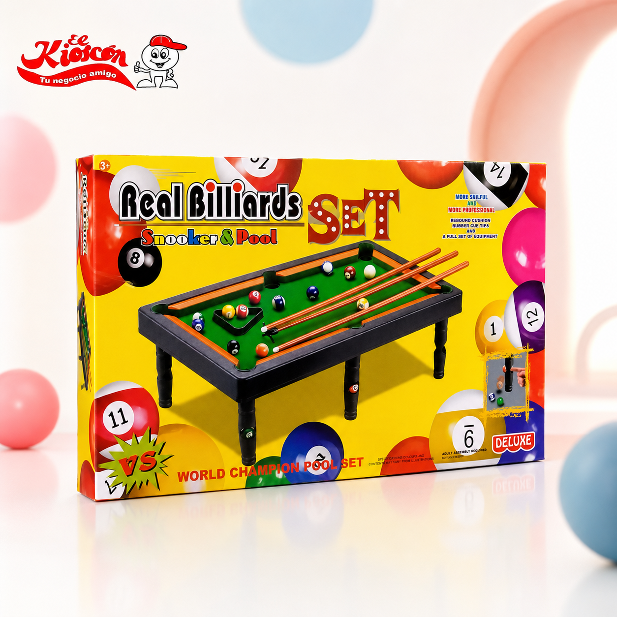 Set de Billar Real Snooker & Pool