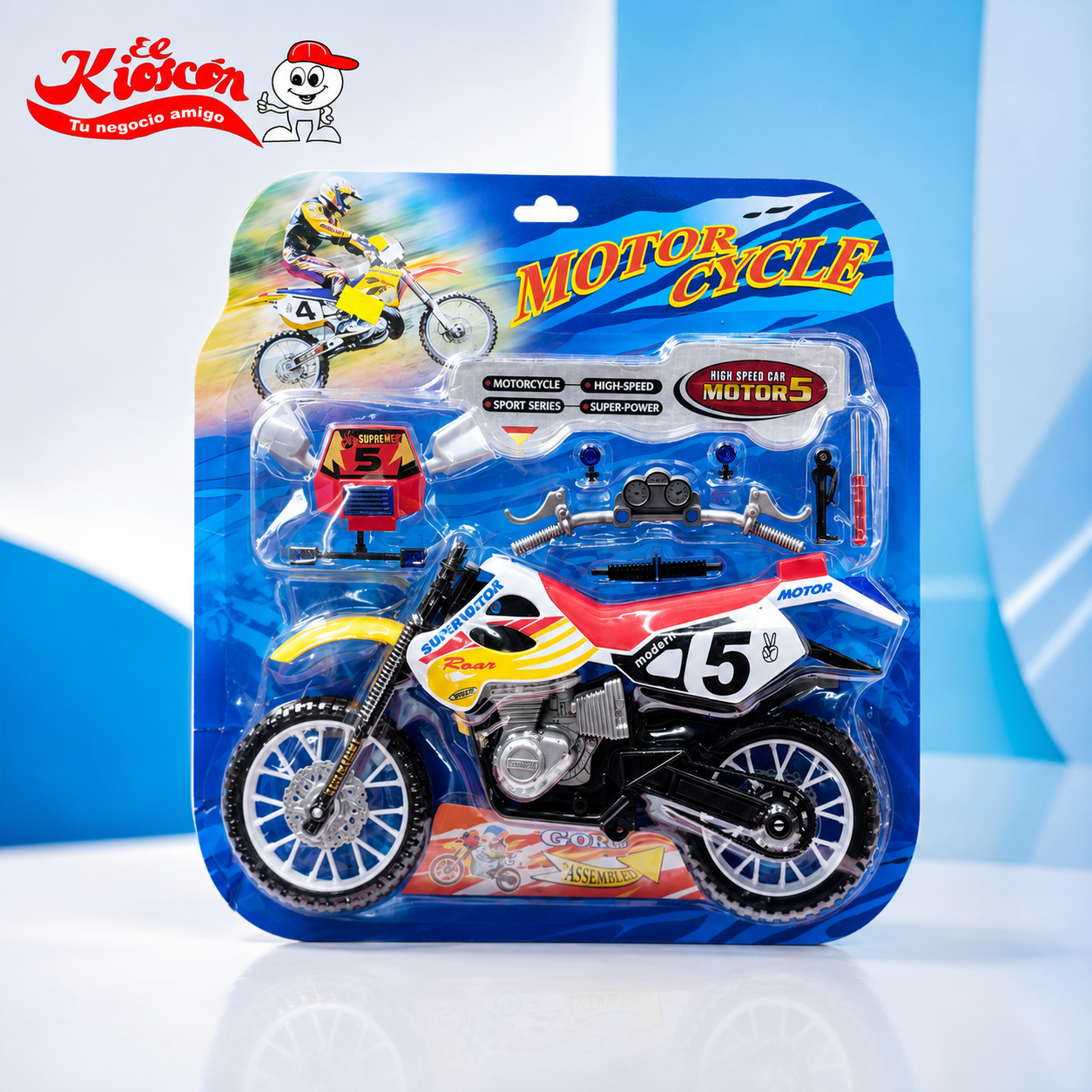 Moto de Juguete Armable