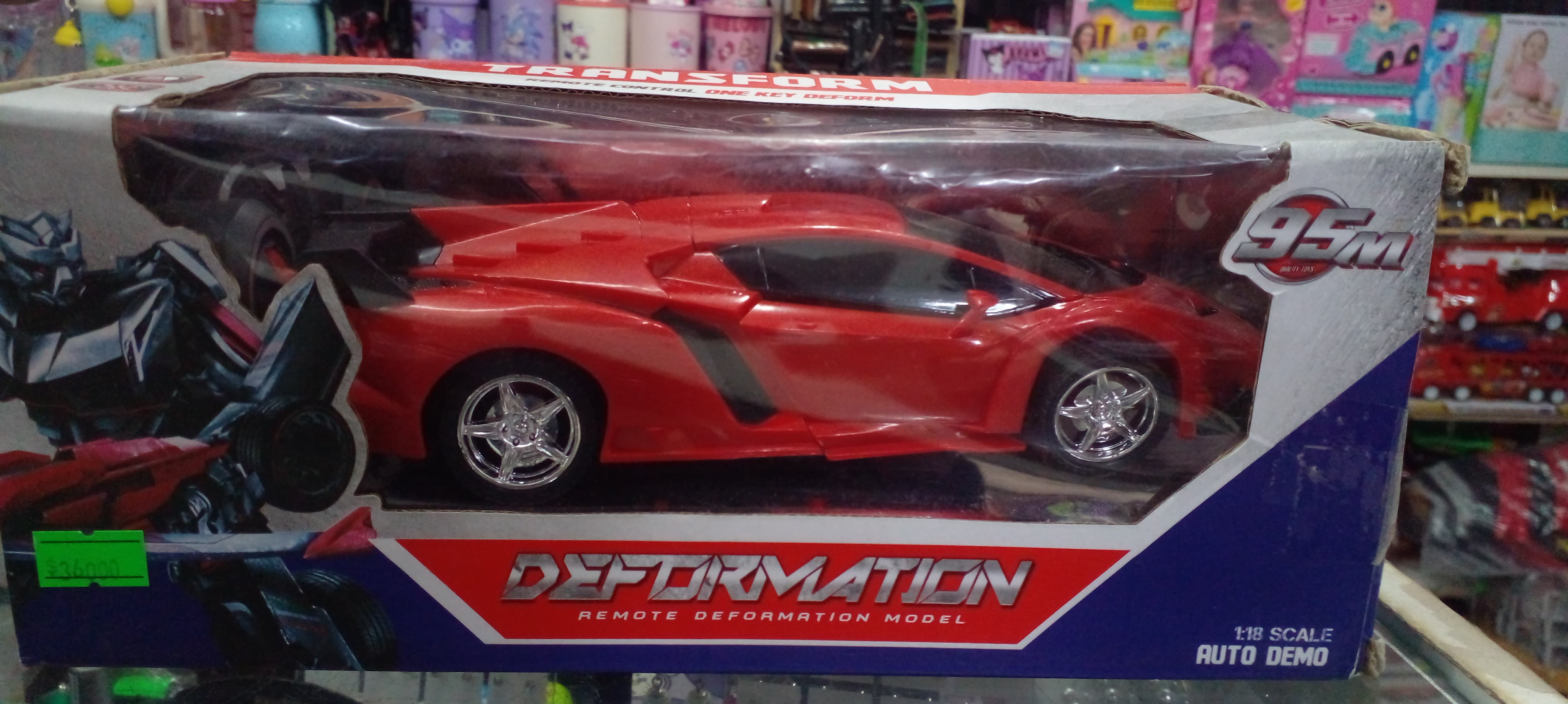 Coche de control remoto Deformation