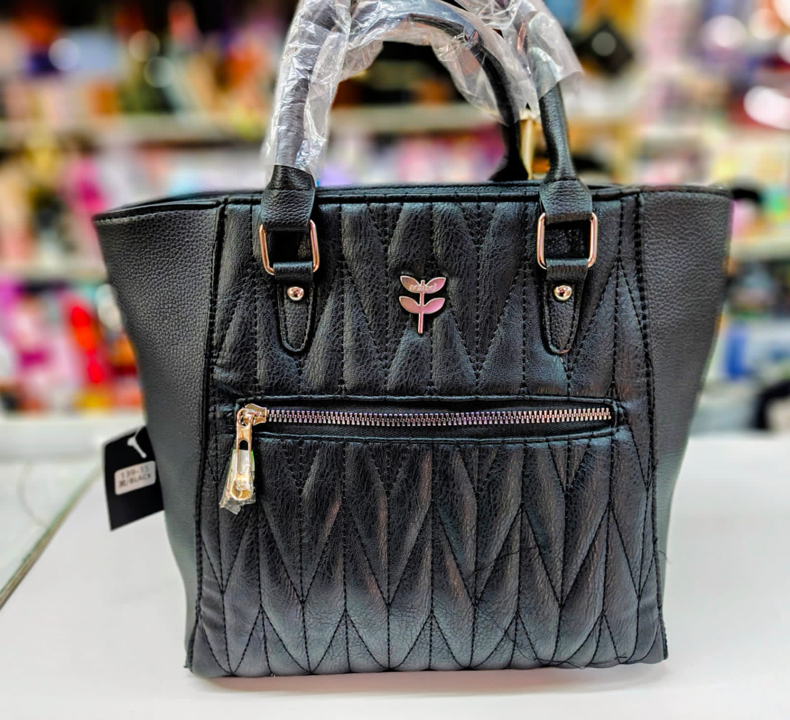 Bolso de mano negro