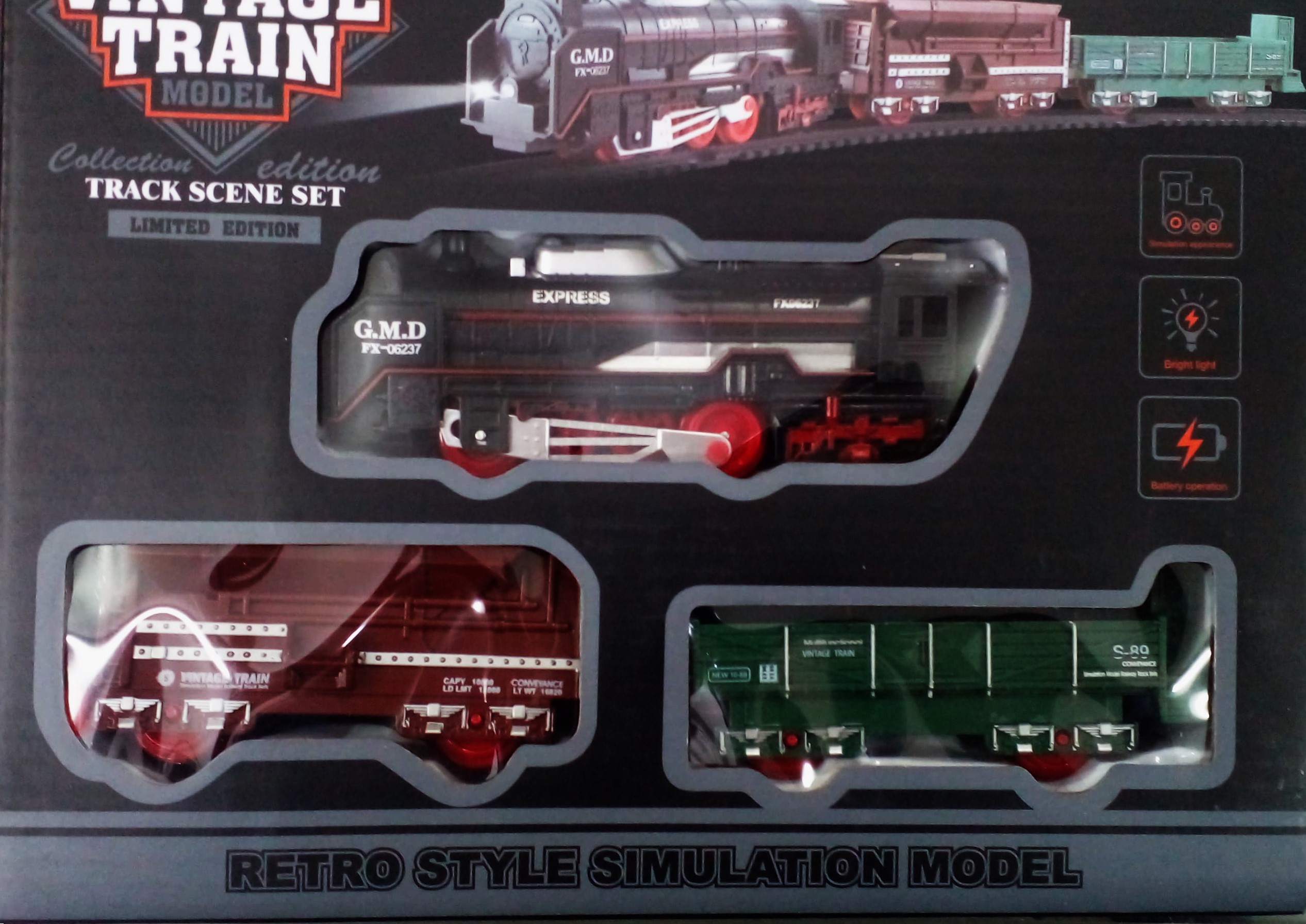Tren de juguete vintage