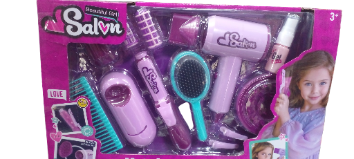 Set de salón de belleza para niñas