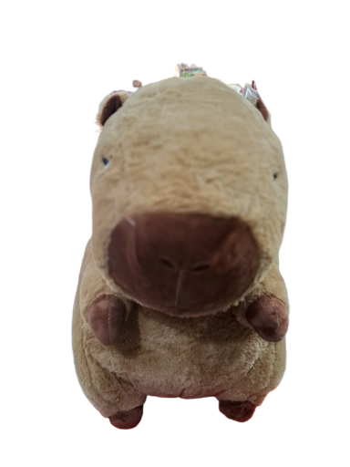 Peluche de capibara con manta