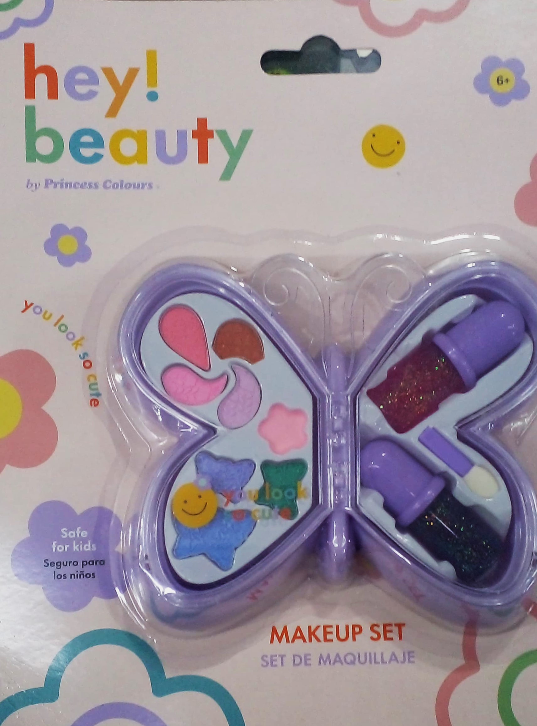 Set de maquillaje infantil mariposa