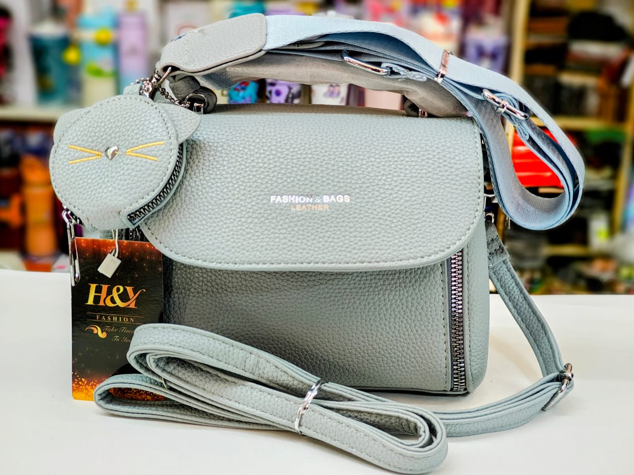 Bolso de moda gris