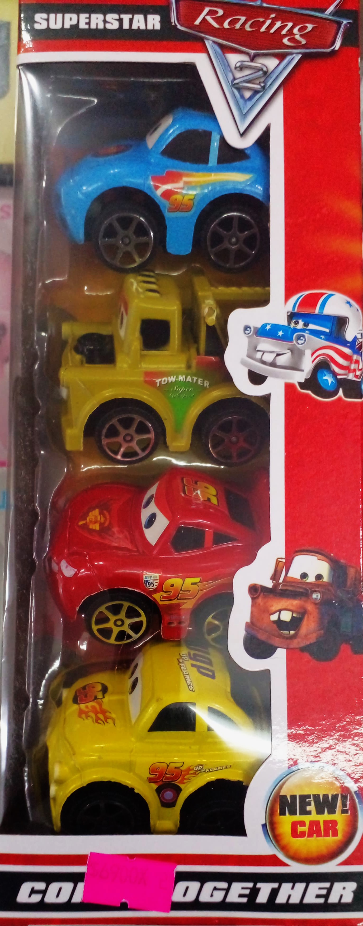 Juego de autos de juguete
