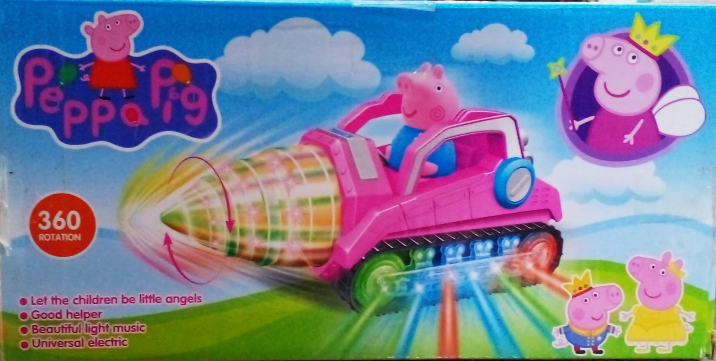 Vehículo de Peppa Pig Luces y movimiento