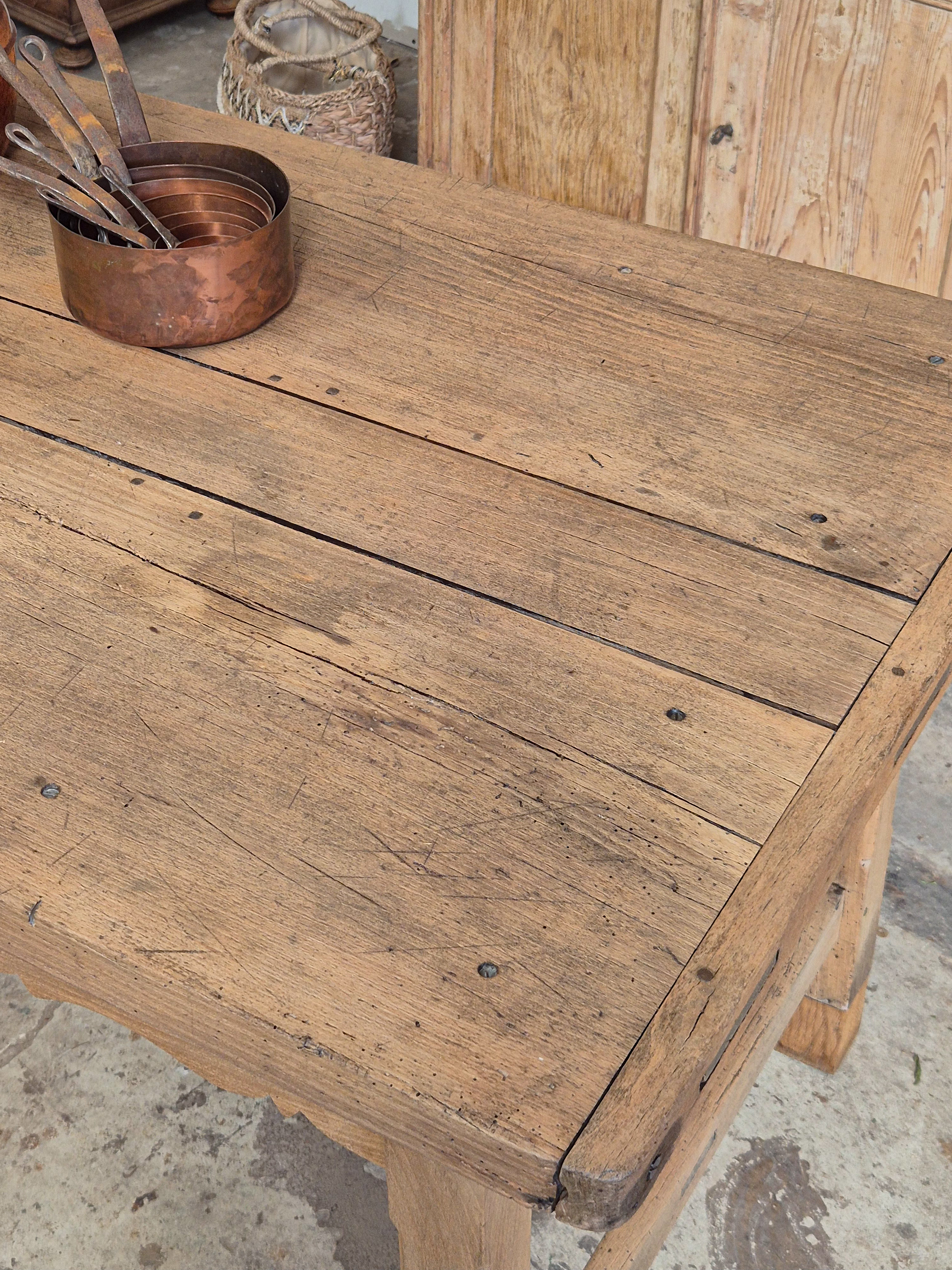 L'ancienne table de boucher