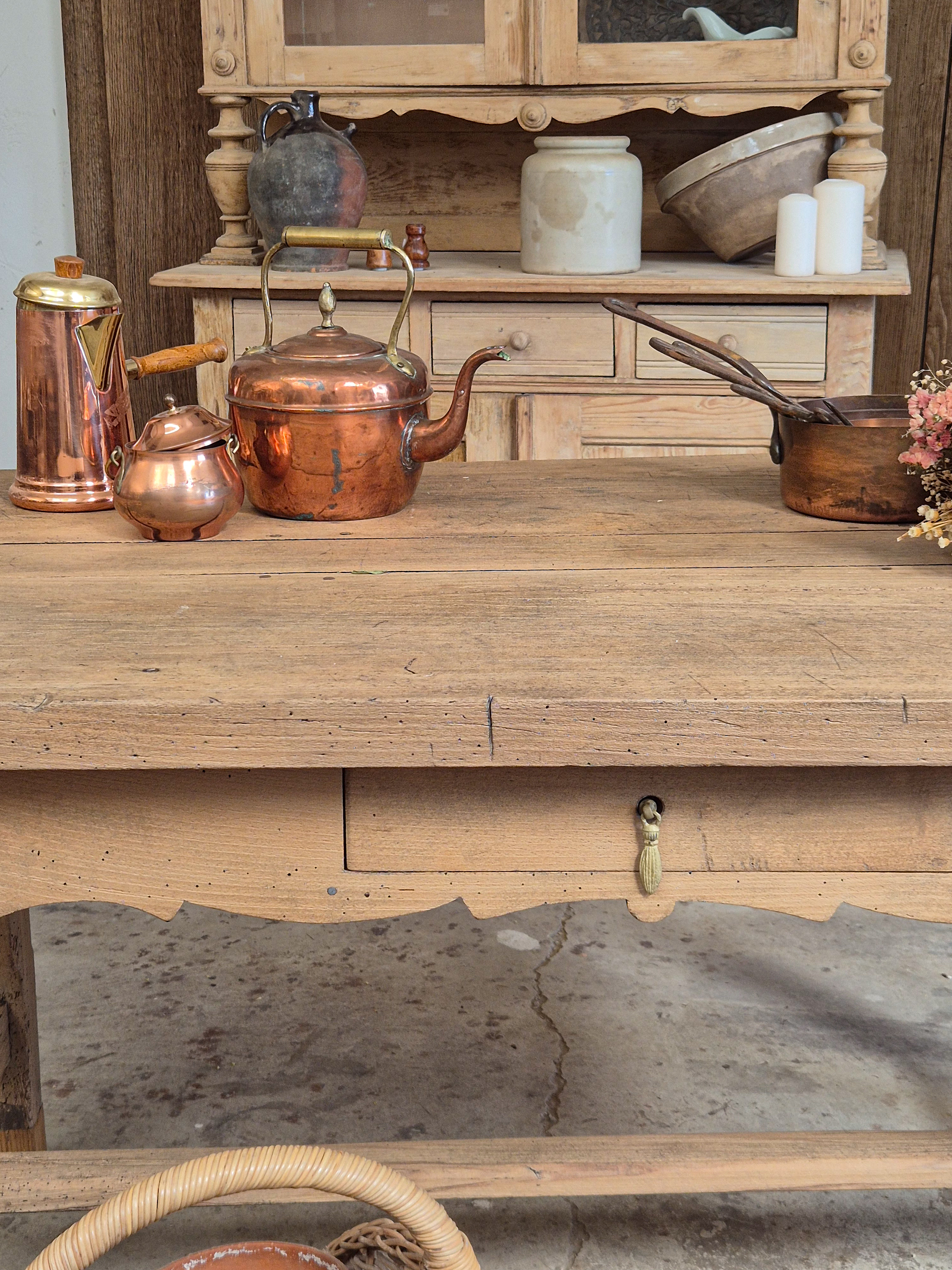 L'ancienne table de boucher