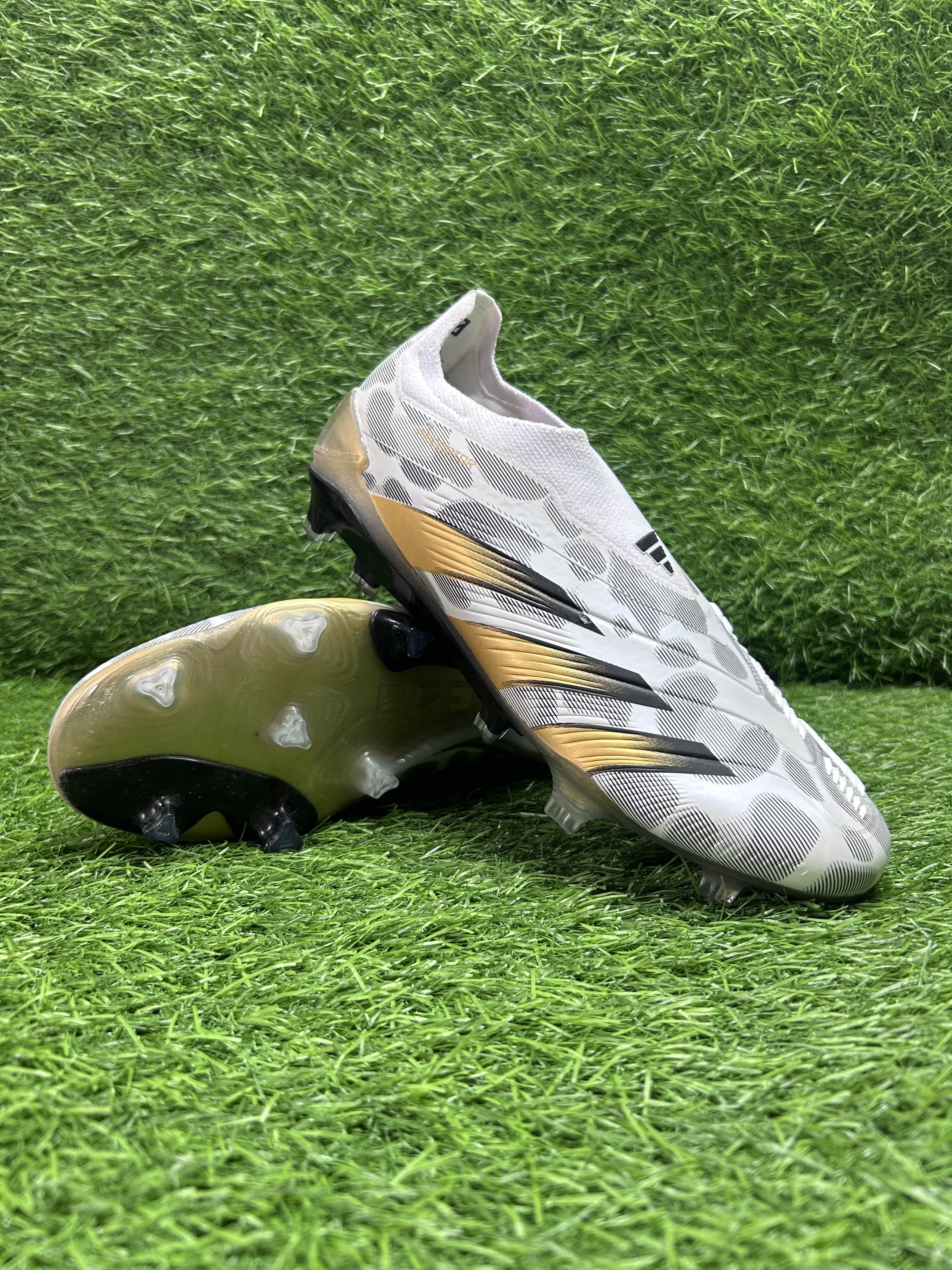 Predator 30 white gold laceless