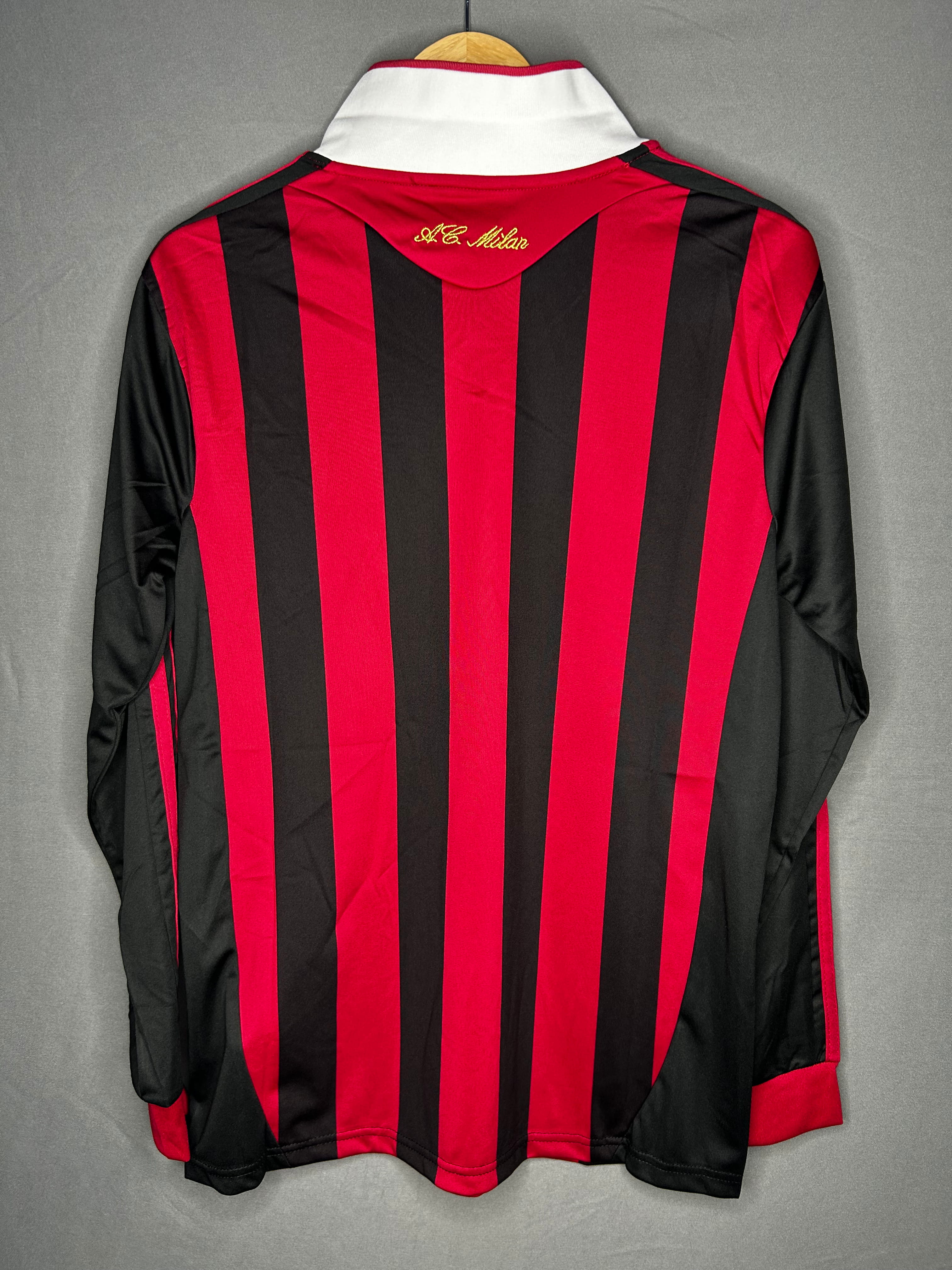 09/10 AC Milan Home Long Sleeve Retro Jersey