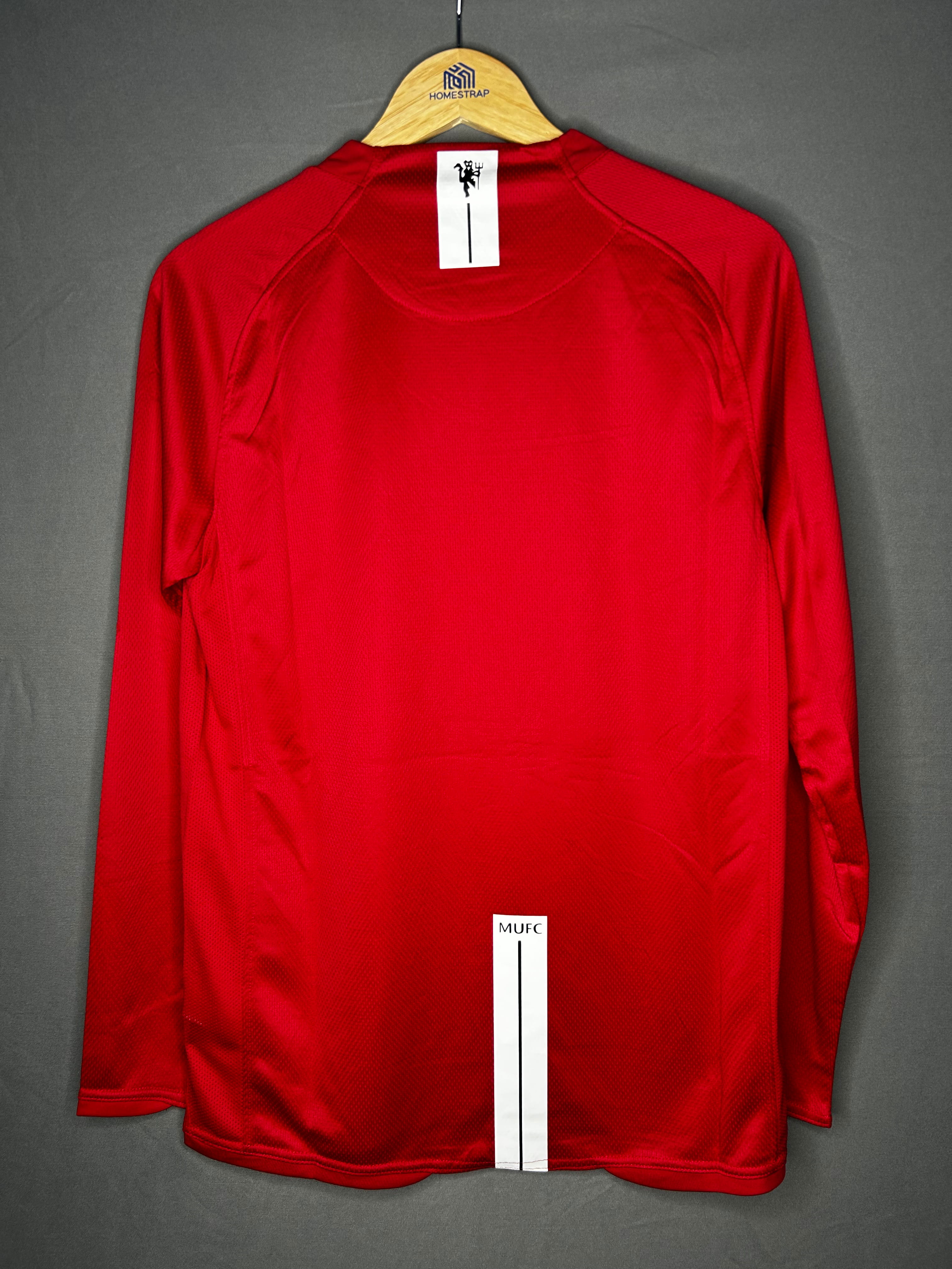Manchester United 2008 Champions League Final Home Long Sleeve Retro Jersey
