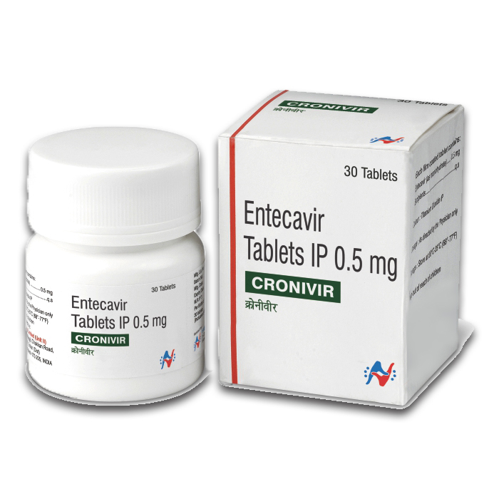 Entecavir Tablets IP 0.5 mg (Cronivir)
