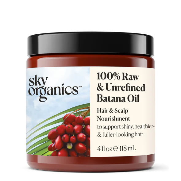 Sky Organics 100% Raw & Unrefined Batana Oil | 118 ml