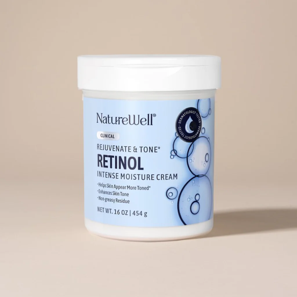NatureWell Clinical Retinol Advanced Firming Moisture Cream | 16 Oz