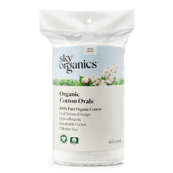 Sky Organics Organic Cotton Ovals