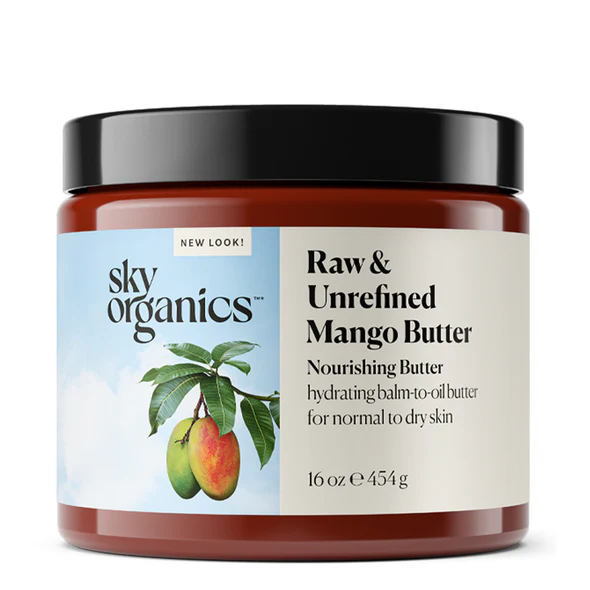 Sky Organics Raw & Unrefined Mango Butter | 454g