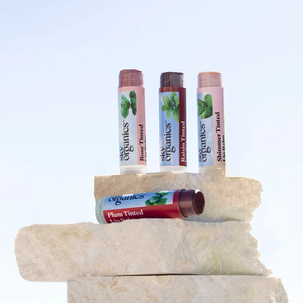 Sky Organics Tinted Lip Balms