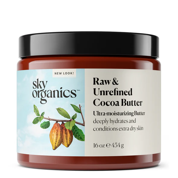 Sky Organics Raw & Unrefined Cocoa Butter | 454g