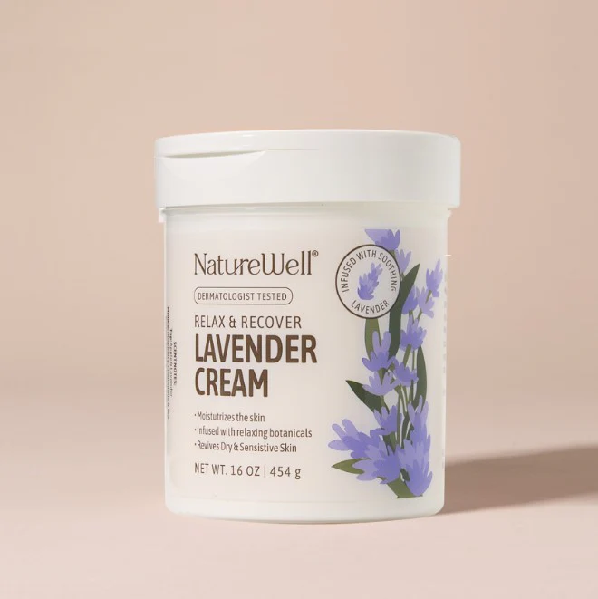 NatureWell Relax & Recover Lavender Moisturizing Body Cream | 16 Oz