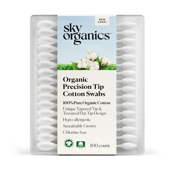 Sky Organics Organic Precision Tip Cotton Swabs