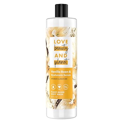 Love Beauty and Planet Vanilla Bean & Hyaluronic Serum Body Wash