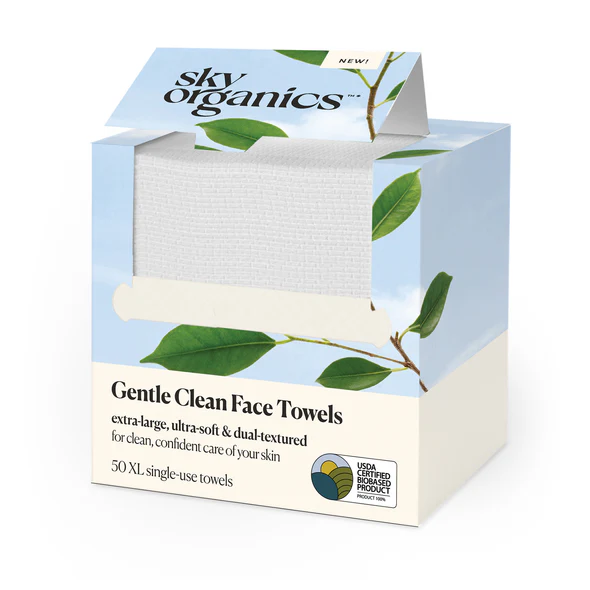 Sky Organics Gentle Clean Face Towels