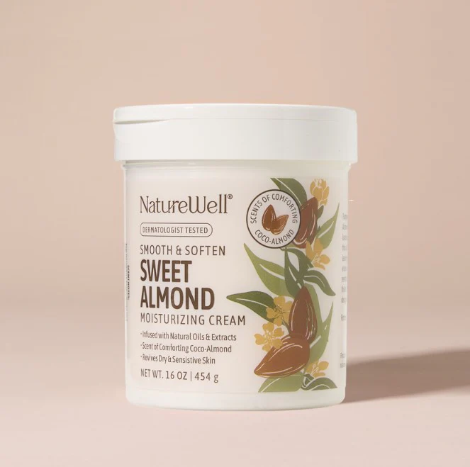 NatureWell Smooth & Soften Sweet Almond Moisturizing Cream | 16 Oz