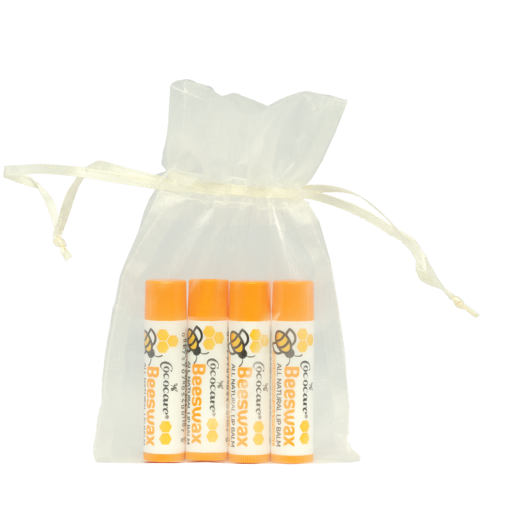 Cococare Beeswax Lip Balm (Pack of 4)