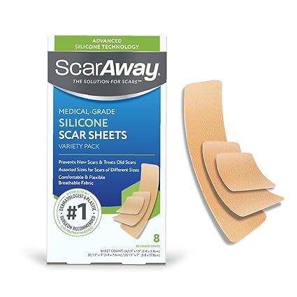ScarAway Advanced Silicone Scar Sheets