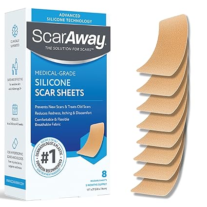 ScarAway Advanced Silicone Scar Sheets