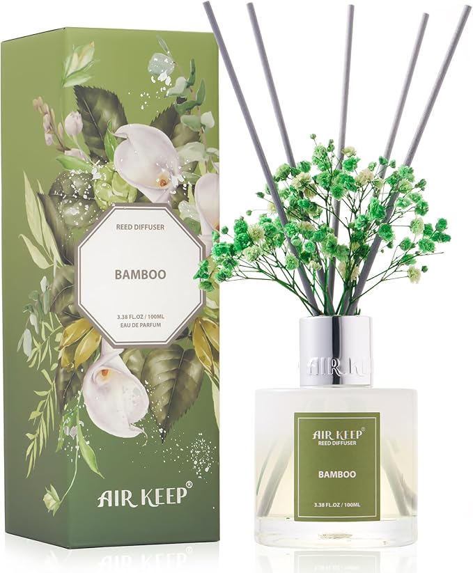 Airkeep Reed Diffuser Set Bamboo